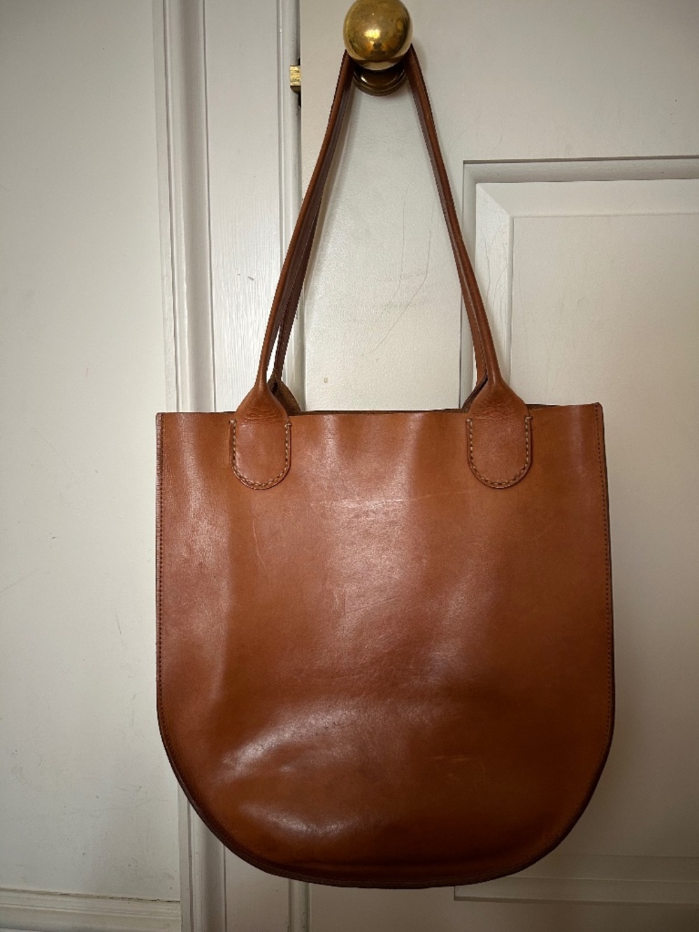 Sara Barner Russell Leather Tote Bag